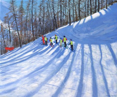 Lección de Esquí, Tignes, Francia de Andrew Macara